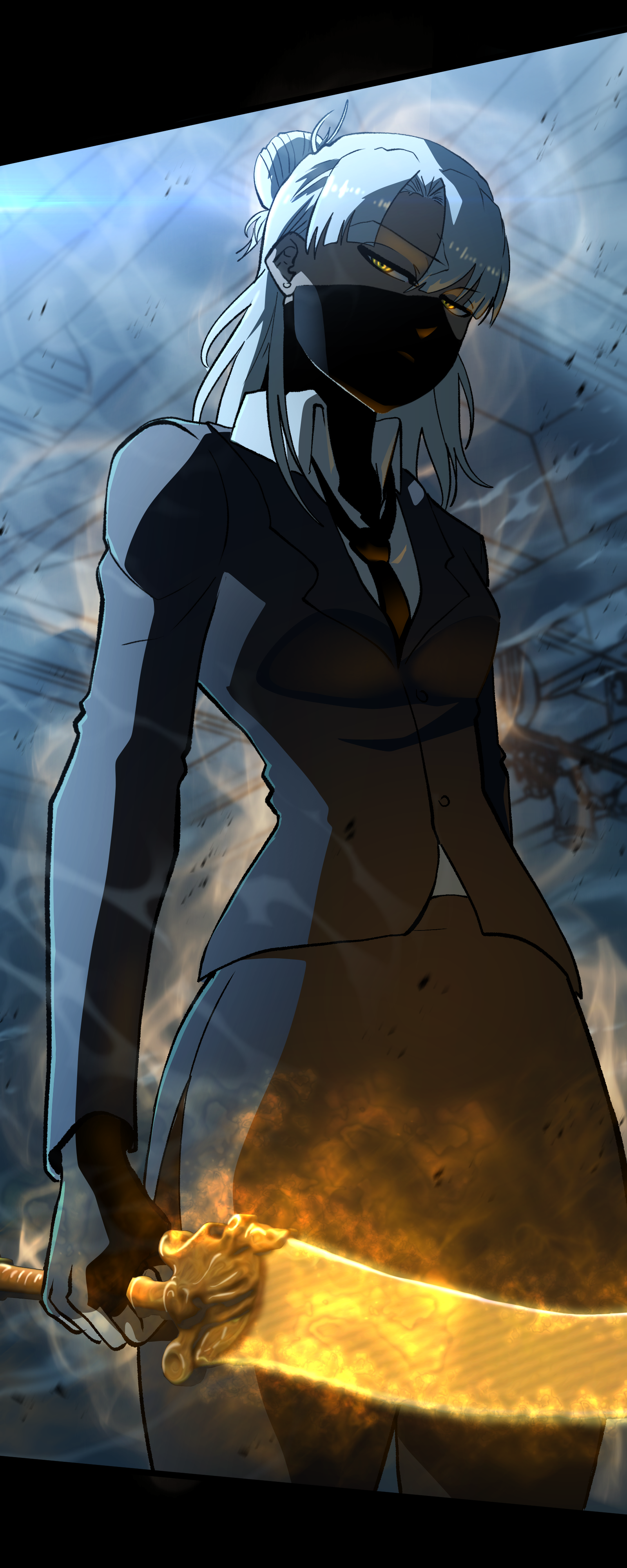 Black Resume — lighting and FX panel